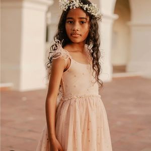 Noralee Poppy Dusty Rose Flower Girl Dress 6t - BNWT